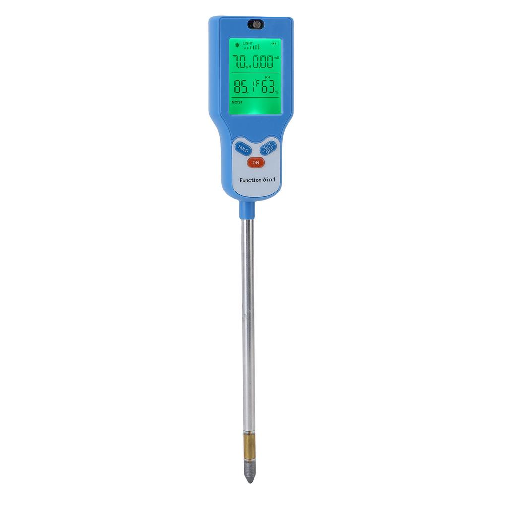 Digital Plant Soil Meter, PHs Temperature Humidity Fertility Soil Test   for Lawn Outdoor Plant Gardening