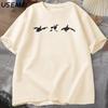 Born To Ride Print T-Shirt Lässige Kurzarm-Oberteile Sommer-T-Shirts für Herren 100% Baumwolle Rundhals Oversize Streetwear Basis-Top