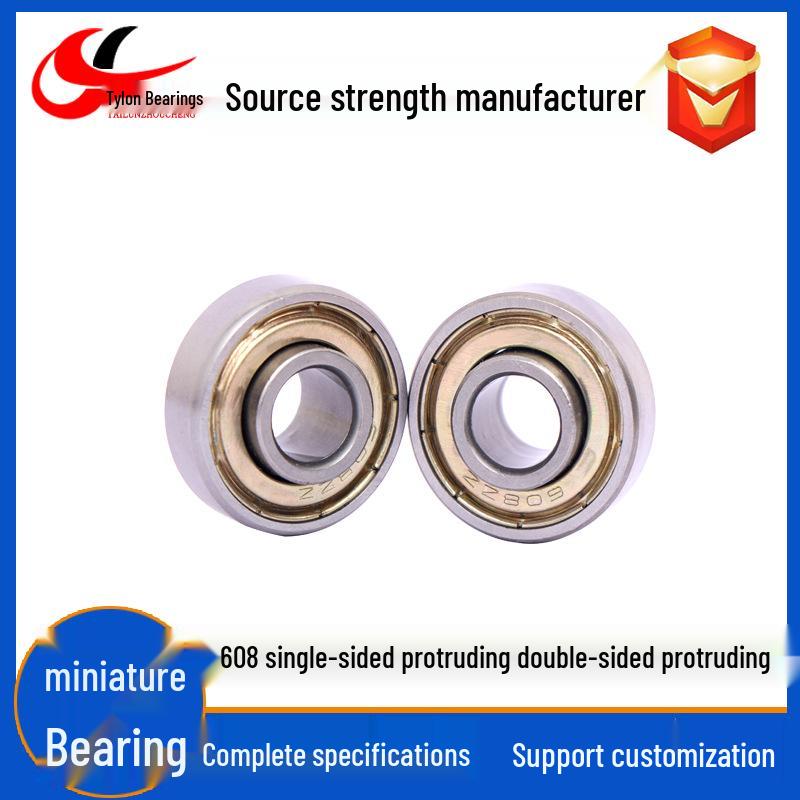 Non-Standard Miniature Bearing 608ZZ Convex/Double Convex Jump Rope Tarpaulin Wheel Bearing