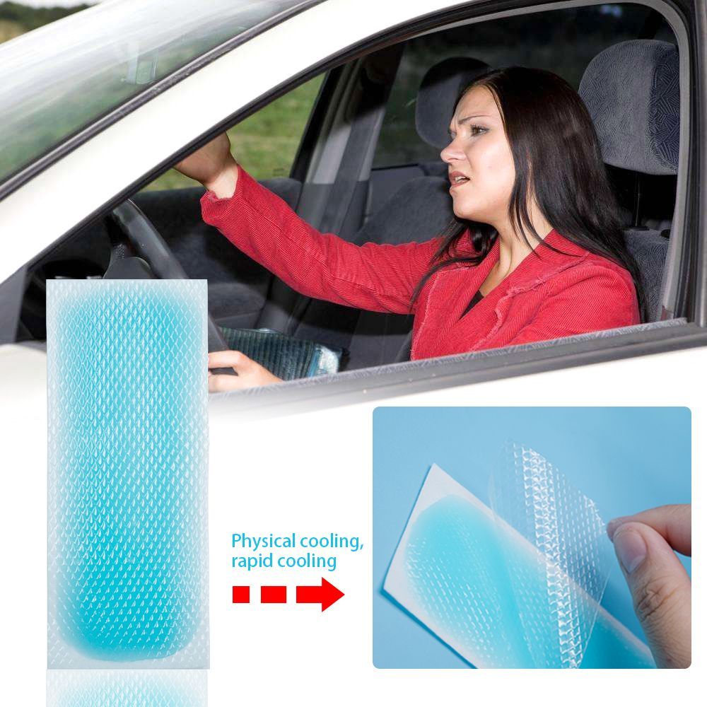 1Bags Plaster Lower Temperature Hydrogel Cooling Patches Baby Heat Cooling Sheets Fever Down Headache Pad