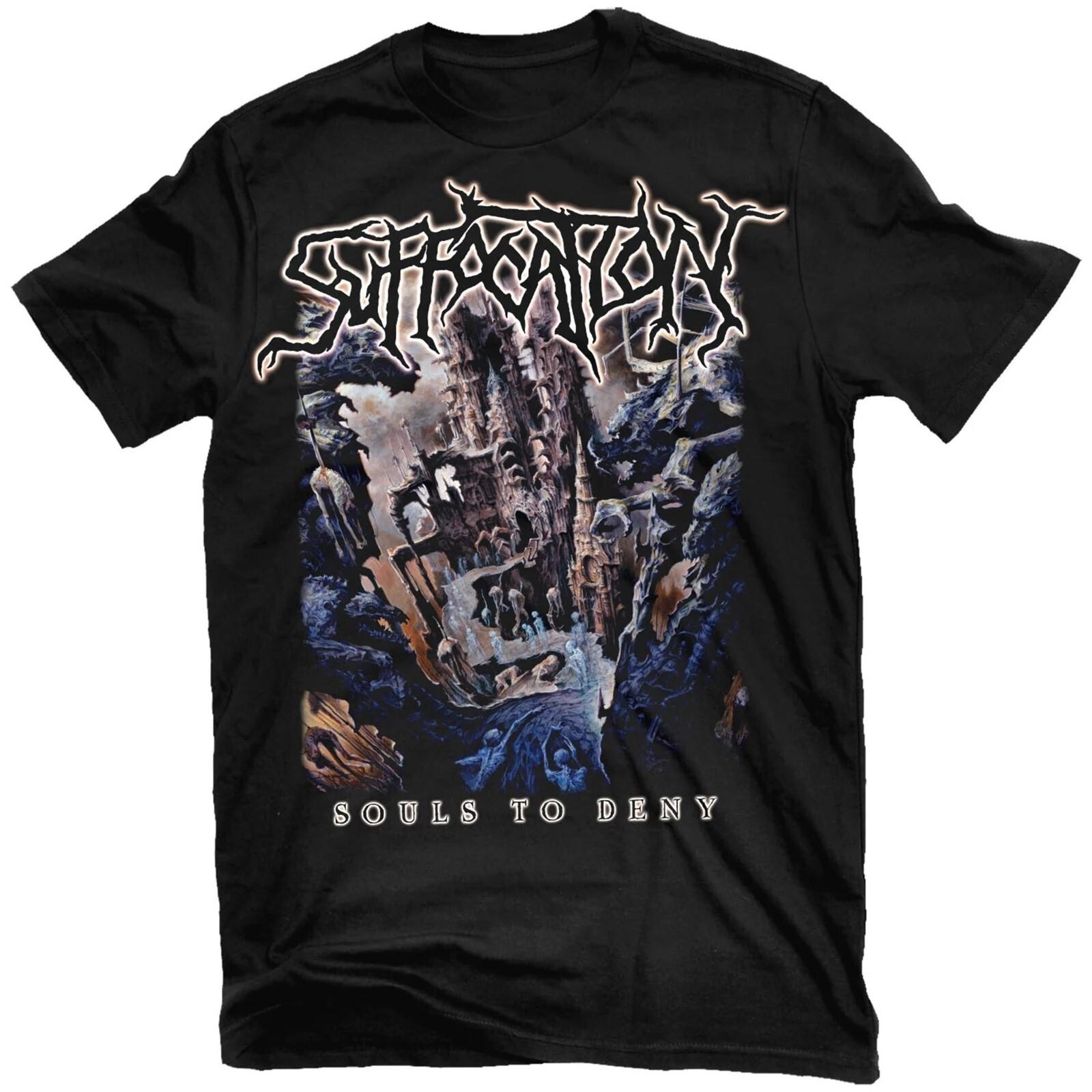 SUFFOCATION cd cvr SOULS TO DENY Official SHIRT LRG New effigy pierced spawn XL