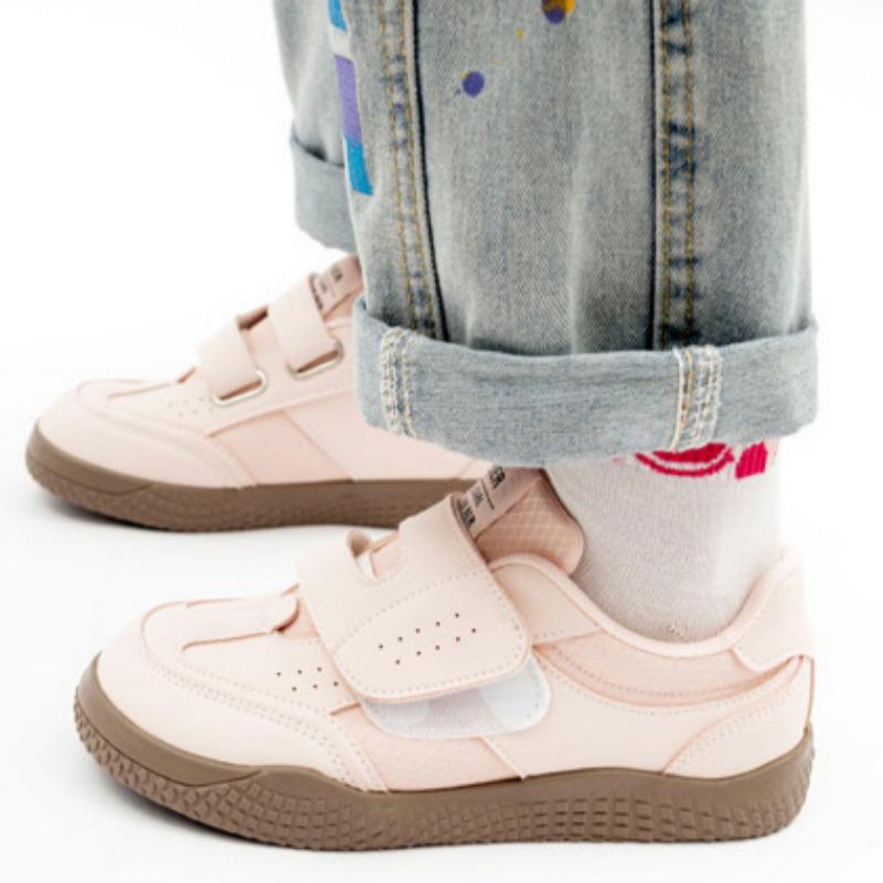 Velcro Thick-soled Women's Shoes All-match White Shoes Leather Panel Shoes Casual Fashion Sports Shoes