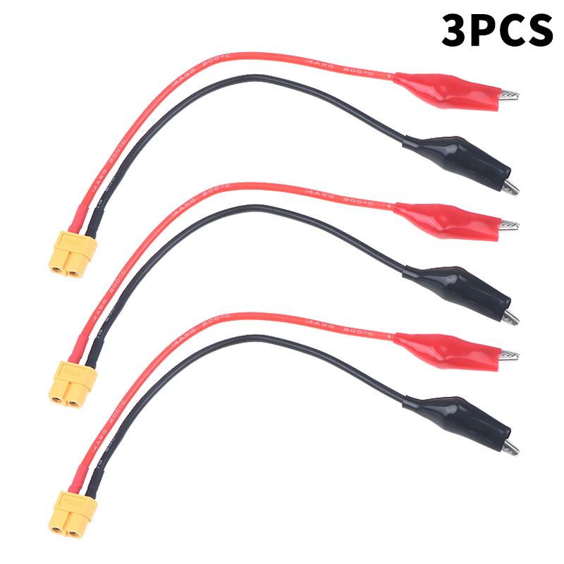 Xt60 Connector Cable Alligator Clips For Measure Tool Skyrc Nc2500 Pro Motor Run-In Line 14Awg Power Connection Cable
