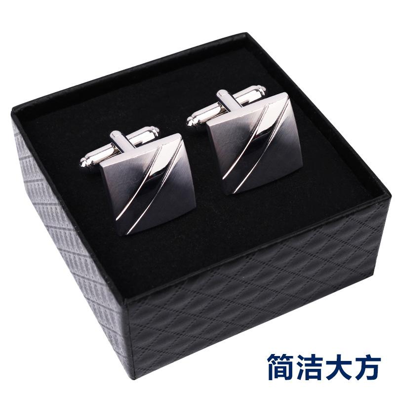 Pánské Vysoce Kvalitní Módní Francouzské Manžetové Knoflíčky Rukávové Hřebíčky Manžetové Knoflíčky Business Manžetové Hřebíčky Knoflíčky na Košile Dámská Dárková Krabička Manžetové Knoflíčky