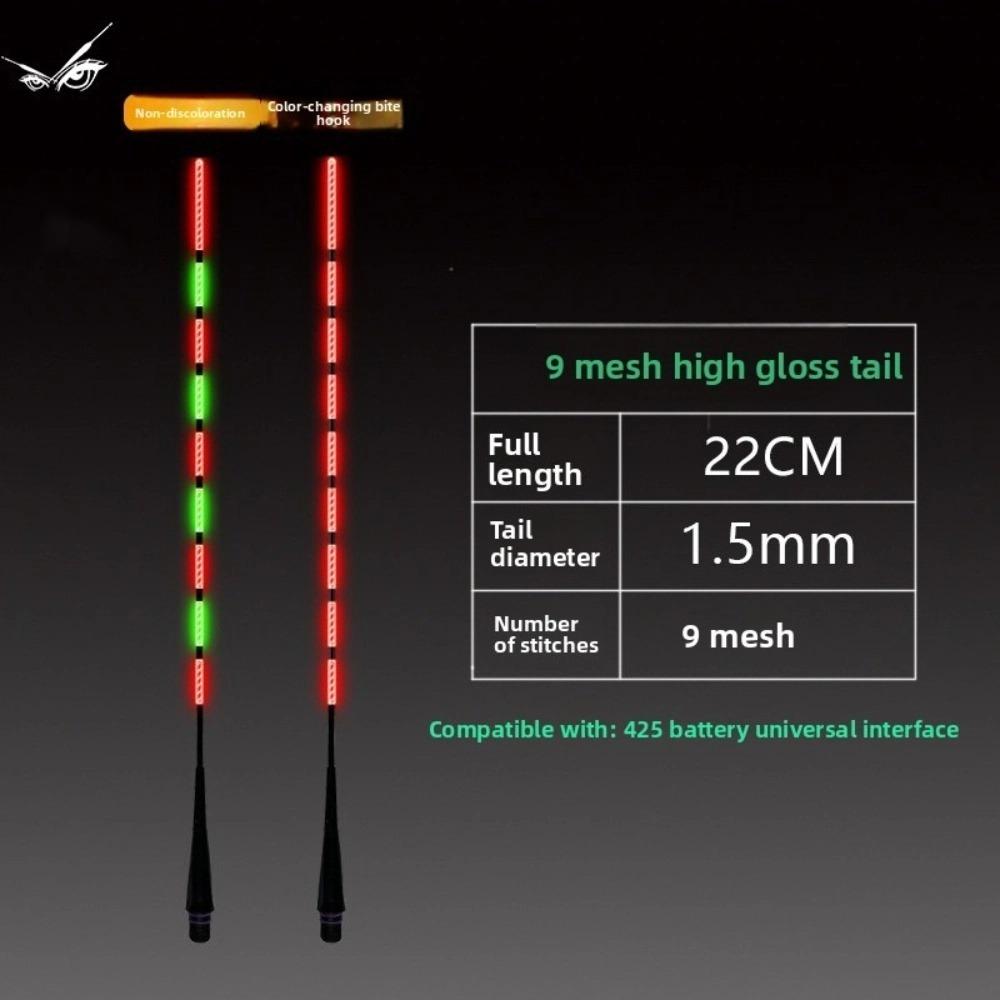 

Ultra Sensitive Electronic Floats Buoy Super Bright Night Fishing Float Top Night Fishing Discoloration-H