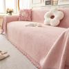 Plush Yarn Simple Sofa Towel Winter Universal Sofa Cover Full Set Non-Slip Warm Sofa Towel Cover Cloth