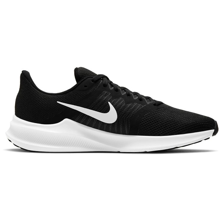 Nike Downshifter 11 Black White Men Sneakers Dark-Smoke-Grey CW3411-006