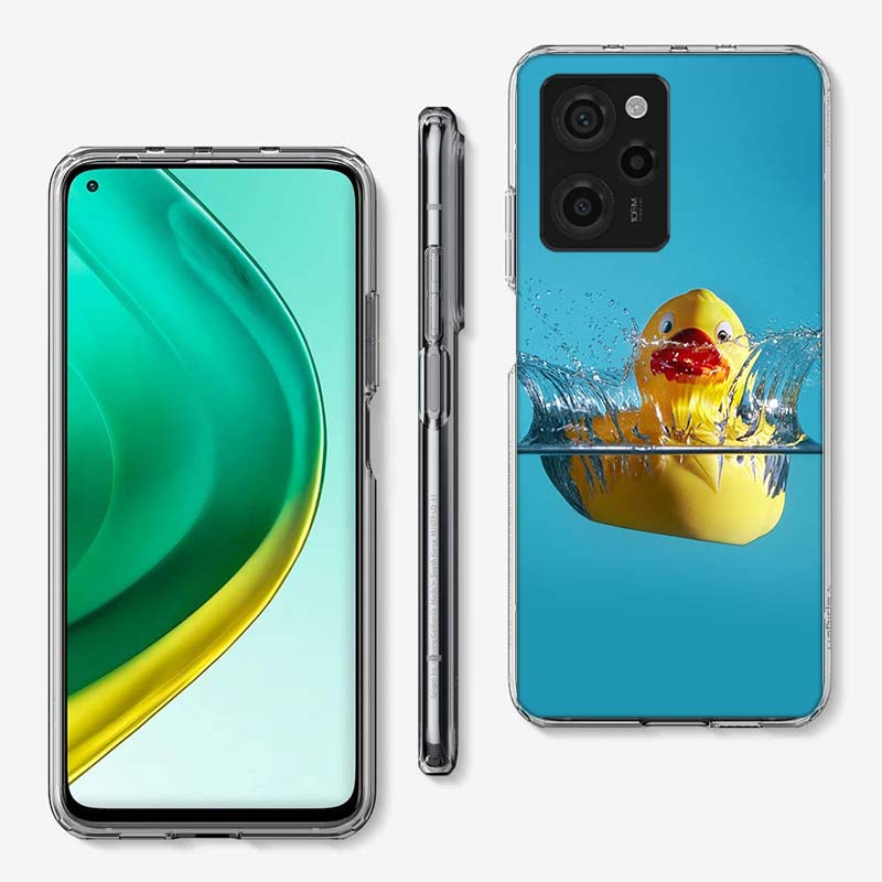 Rubber Ducks Floating in the Swimming Pool Cover Phone Case For Xiaomi Poco M8 M7 M6 M4 M3 X7 X6 X4 Pro F7 Ultra M5S Mi 14 14T 1