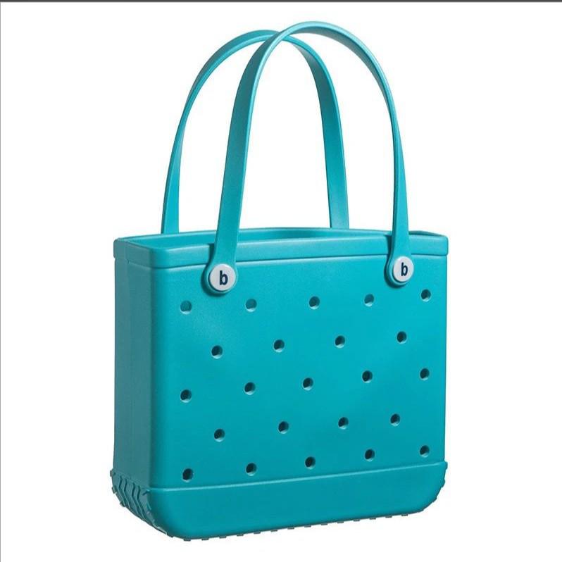 

In Stock: Large Leopard Print EVA Beach Tote - Waterproof, Washable, Perforated Rubber Design Mini