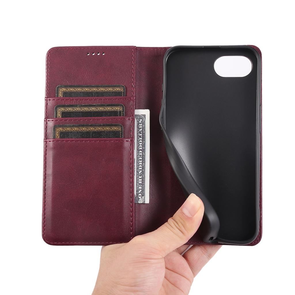 For iPhone 16e Case RFID Blocking PU Leather Phone Wallet Cover