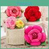 Bright Colors Rose Shape Flower Pillows Cushion Lumbar Decor For Sofa Bed And Chair