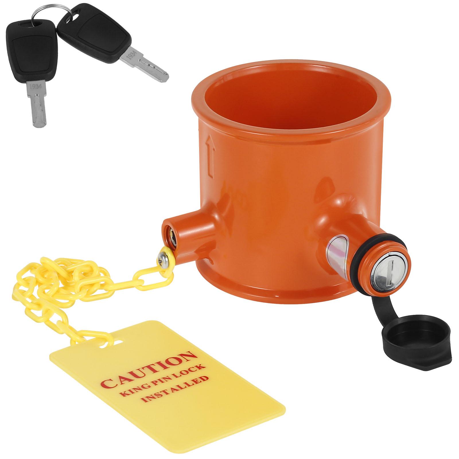 King Pin Lock Container Trailers Trailer Hitch Locks Secure Trailer King Pin Lock Wheel Trailer Lock Anti-Theft Protection