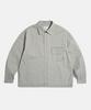 ESPIONAGE Washed Cotton Outer Shirt Gray