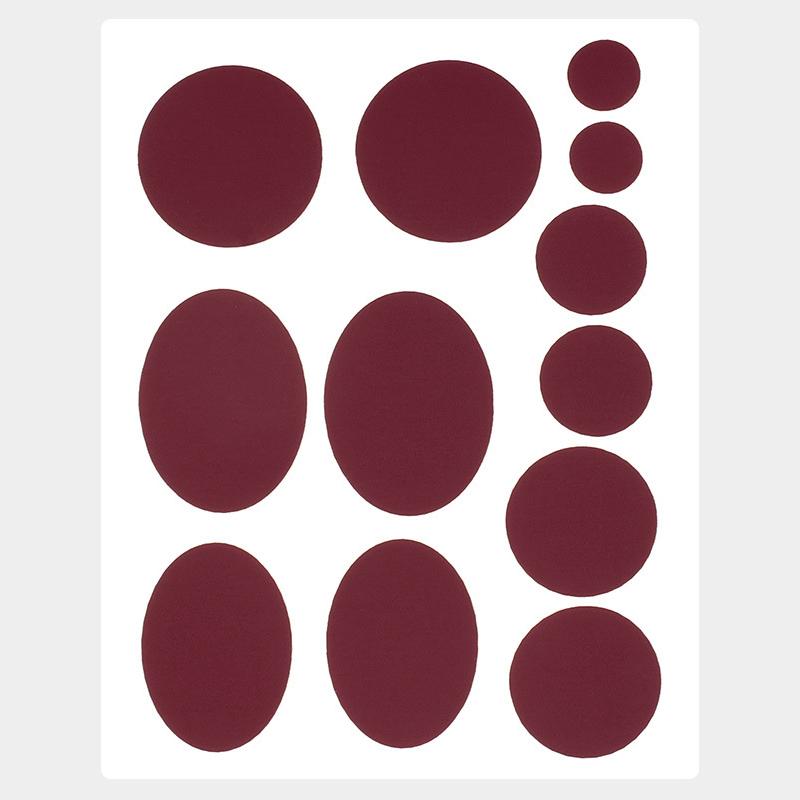 1Set Self-Adhesive Clothing Repair Patches Assorted Shapes Universal Durable Fabric Fixes For Down Jackets And Garments