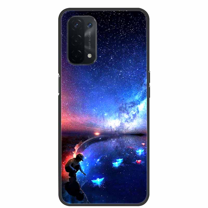 For Oppo A54 5G Case Marble Soft Silicone Back Case for Oppo A55 5G Phone Cover OppoA54 A54 A55 4G 5G 2021 Coque Funda Bag