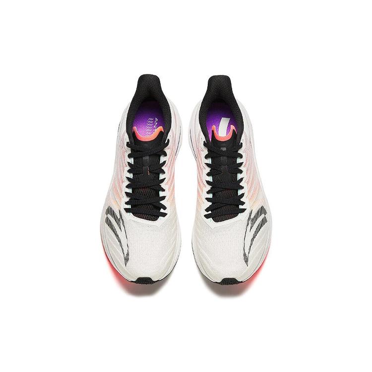 New Anta MACH 4.0 Cushioning, Slip Resistant, Rebound Low Top Running Shoes Men's Black White 112415583-5