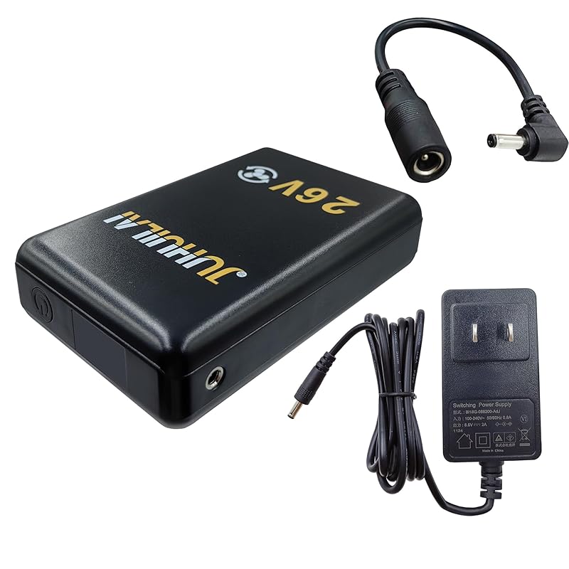 

[JuHuiLai] 2024 New Release 26V Ultra High Output Air Conditioner air conditioning workwear fan battery 25000 mAh large capacity battery 4-stage