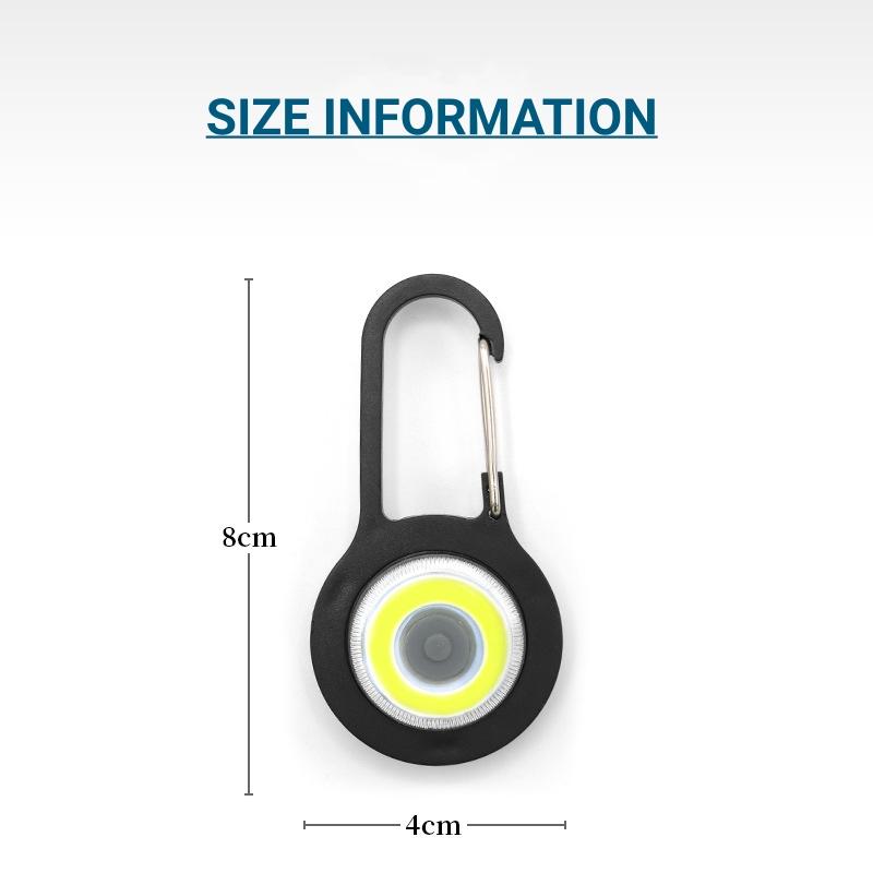 Portable COB Keychain Flashlight LED Mini Work Lights Floodlight Type O Rechargeable Bottle Opener Outdoor Camping Light