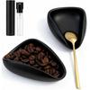 Ceramic Coffee Bean Dosing Cup + Sprayer Gift Set, Spoon Rest, Mini Coffee Spoon Holder for Tea Spoons Stirrers, Coffee Station