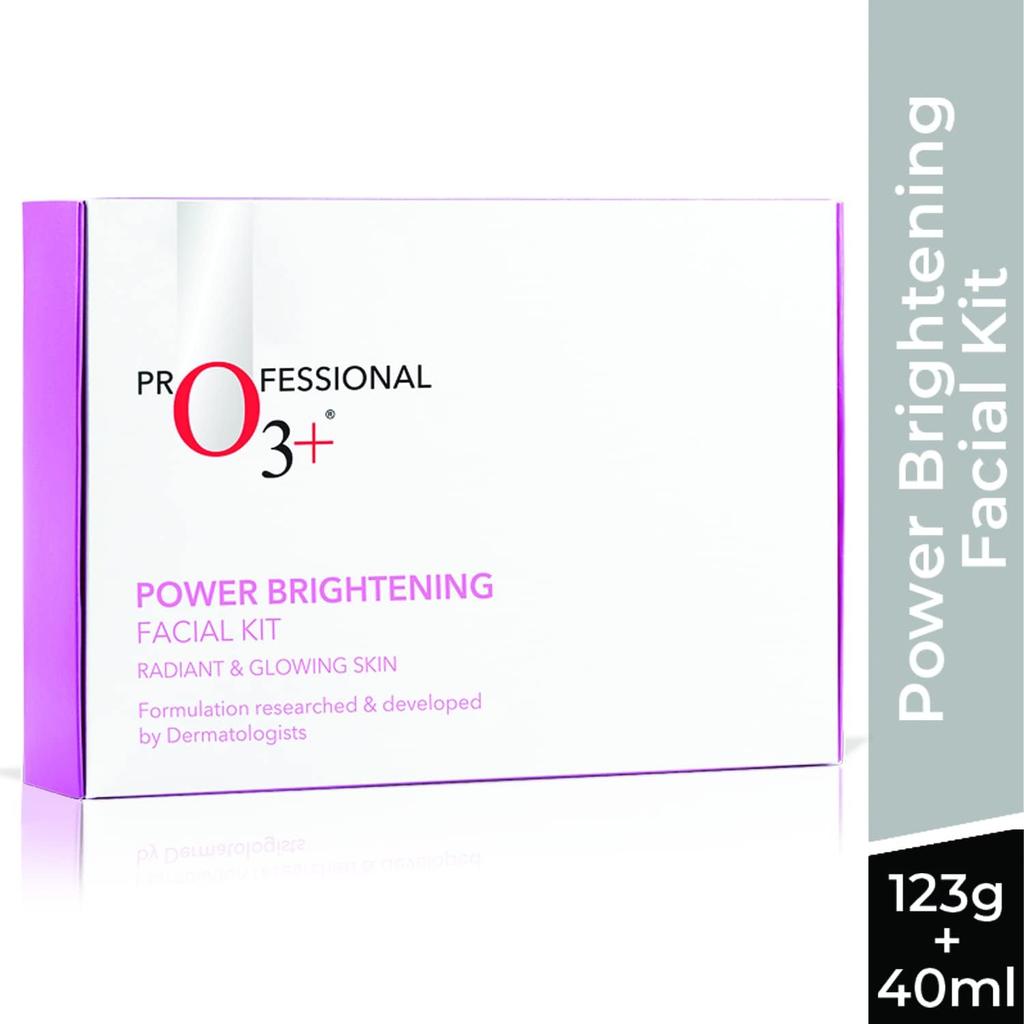 O3+ Power Aufhellendes Gesichts-Set 123g+40ml Für Strahlend Leuchtende Haut Mit Vitamin C & Grünem Tee