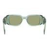 Prada Logo Design Irregular Shape Sunglasses Women sunglasses Green PR17WS11R10E