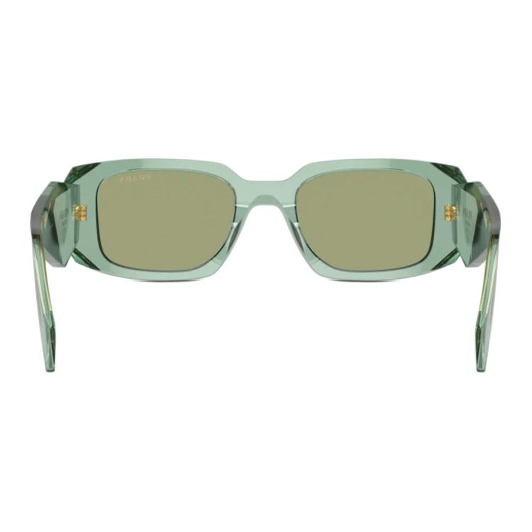 Prada Logo Design Irregular Shape Sunglasses Women sunglasses Green PR17WS11R10E
