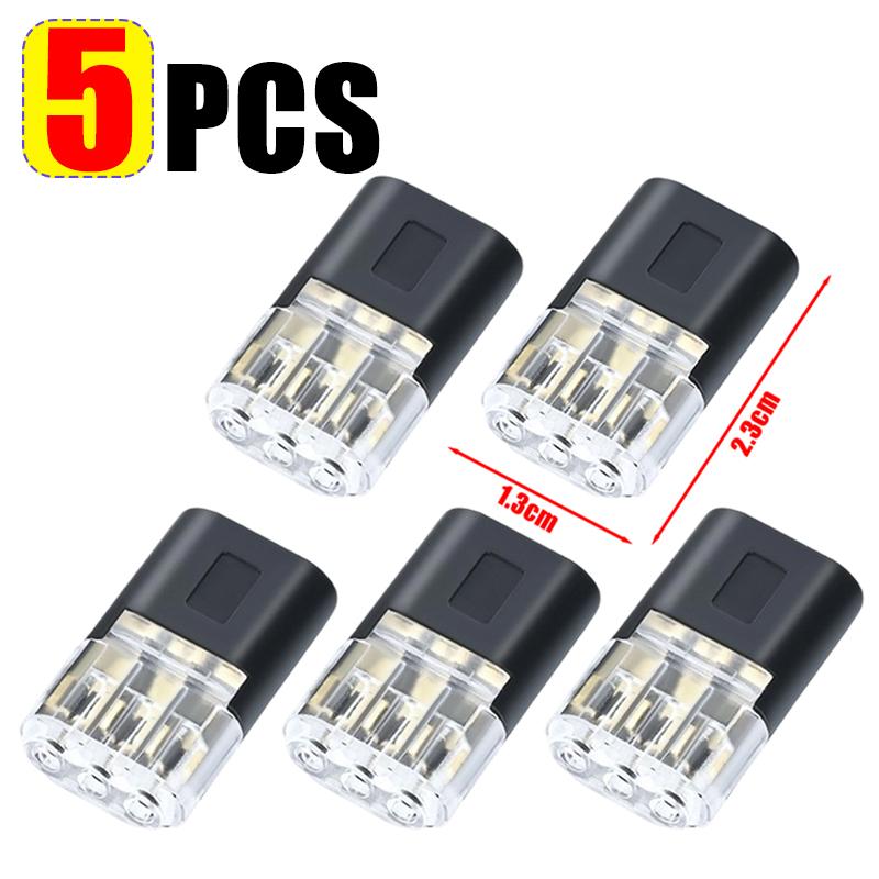 10/1pcs New Electrical Connector 3-Wire Interchangeable Quick Wire Connector Automotive Wire Cable Ribbon Terminal Connector