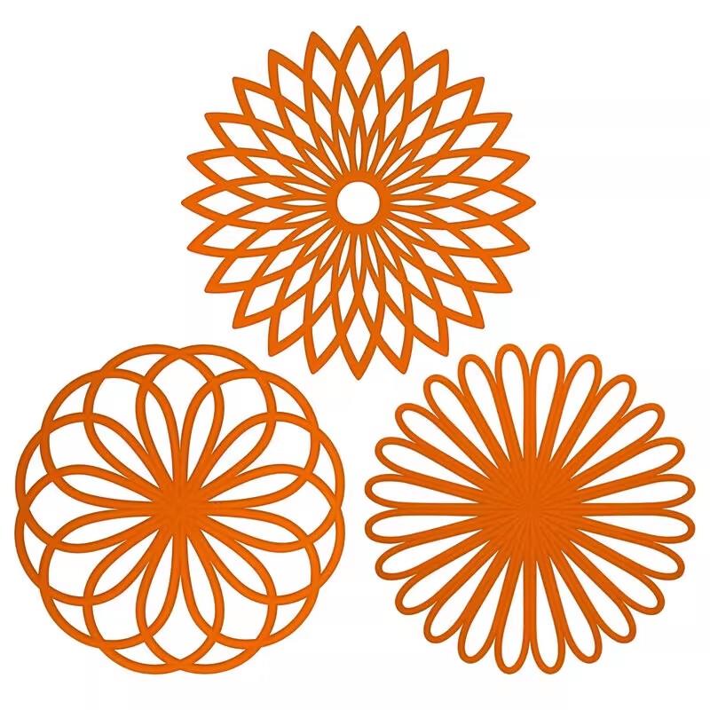 Набор силиконовых термостойких подставок