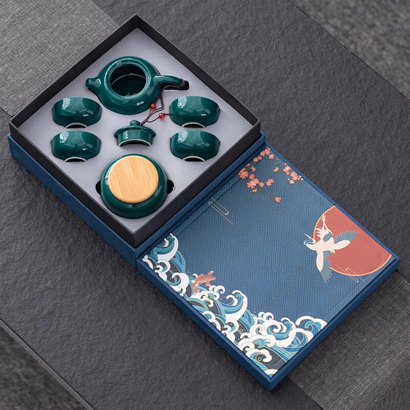 

Changbaosen National Trend Ceramic Kung Fu Tea Set