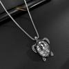 Hip Hop Necklace Men's Stainless Steel Personality Versatile Trendy Flu Turtle Titanium Jewelry