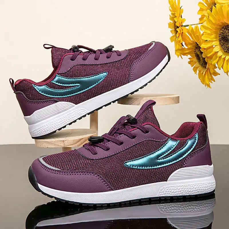 Mocacinnes Driving Orange Woman Shoes Casual Damske Topanky Purple Sneakers For Women Sport Functional Resort New Style