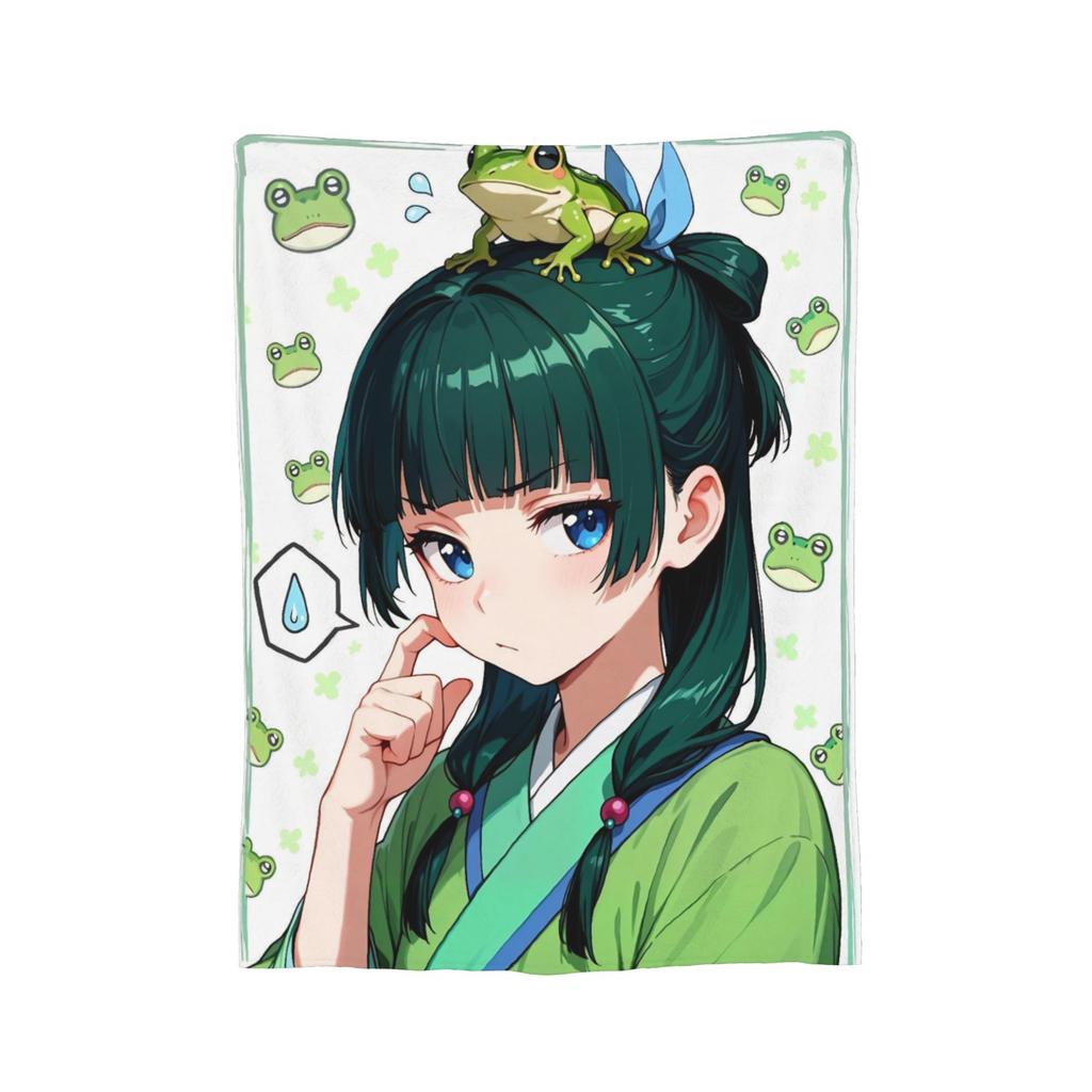 The Apothecary Diaries Anime Maomao Blanket Velvet Autumn/Winter Thin Throw Blankets for Bed Travel Bedding Throws