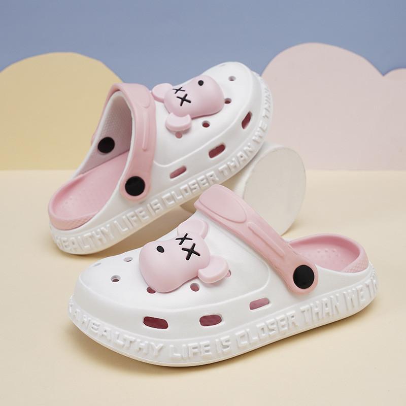 Duck Cartoon Trendy Summer Footwear Soft Nonslip Eva Clogs For Kids Of All Ages