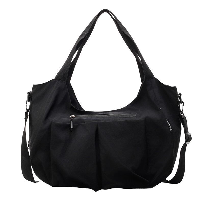 Tide cool fashion casual light luxury niche nylon bag large capacity women's shoulder commuter messenger bag