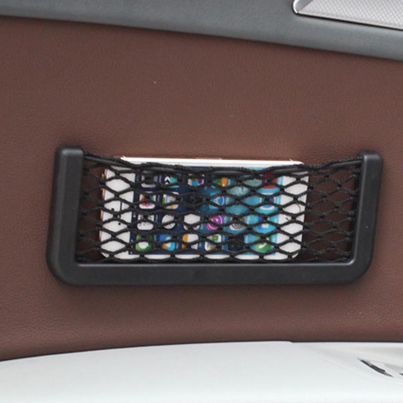 Univerzální úložná taška do auta Elastická Flexibilní Síťovina Zadní Nákladní Auto Úložný Organizér Síťka SUV Interiérové Doplňky Kapsa Nářadí Nové