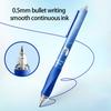 4Pcs Silicone Grip Retractable Pen Erasable Gel Inks Pen 0.5MM Tip Quick Drying for Note Taking School Office Supplies
