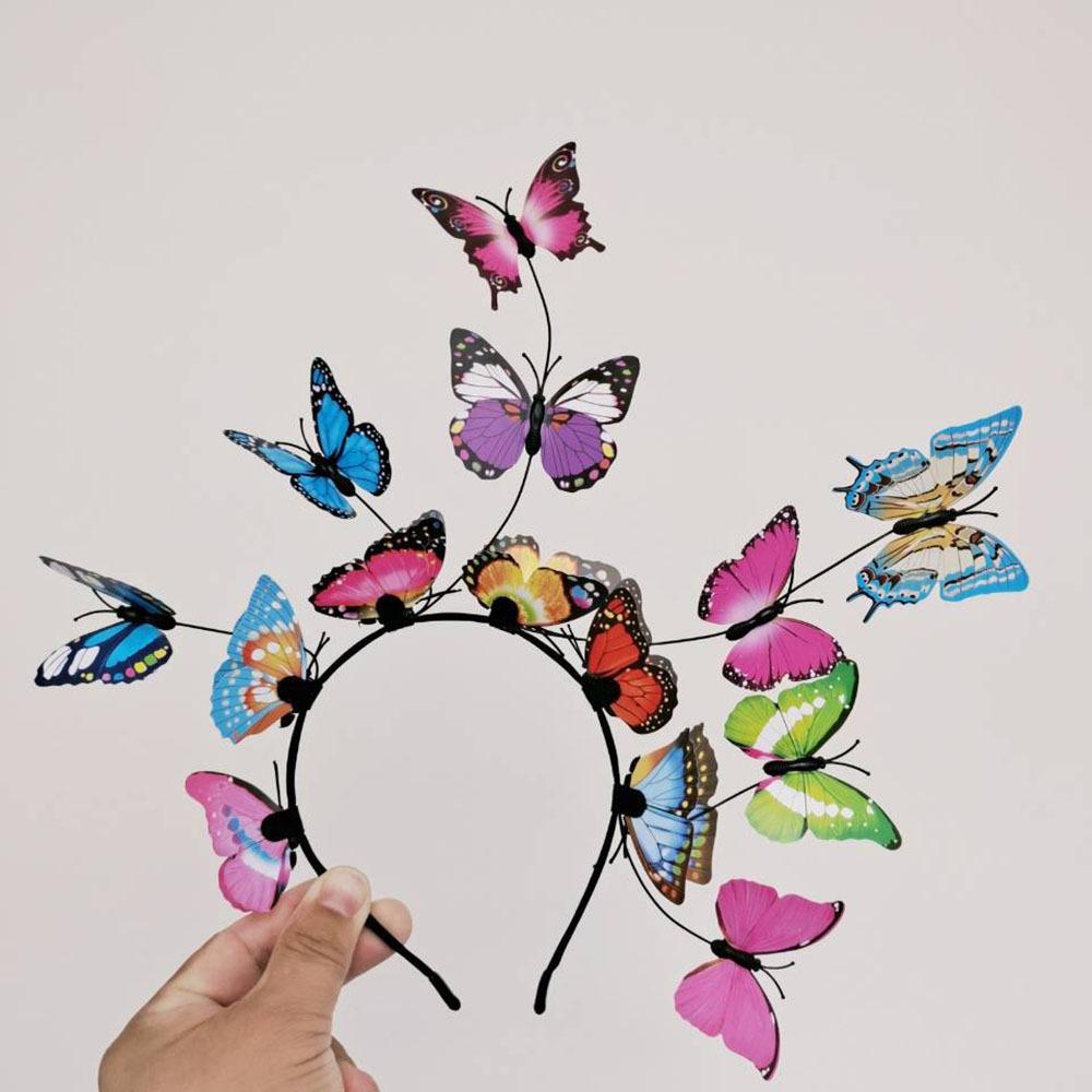 Glow Simulation Bridal Headpiece Flower Ring Fairy Headband Hair Accessories Bride