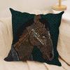 B-Bojack Horseman Cushion Cover Soft Plush Fabric Double-Sided Printed Sofa Cushion Cover For All Seasons Home Decor Gift