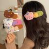 Plüschbär Haarspange Damen Niedlich Groß BB-Clip Süß Einfach Haarschmuck