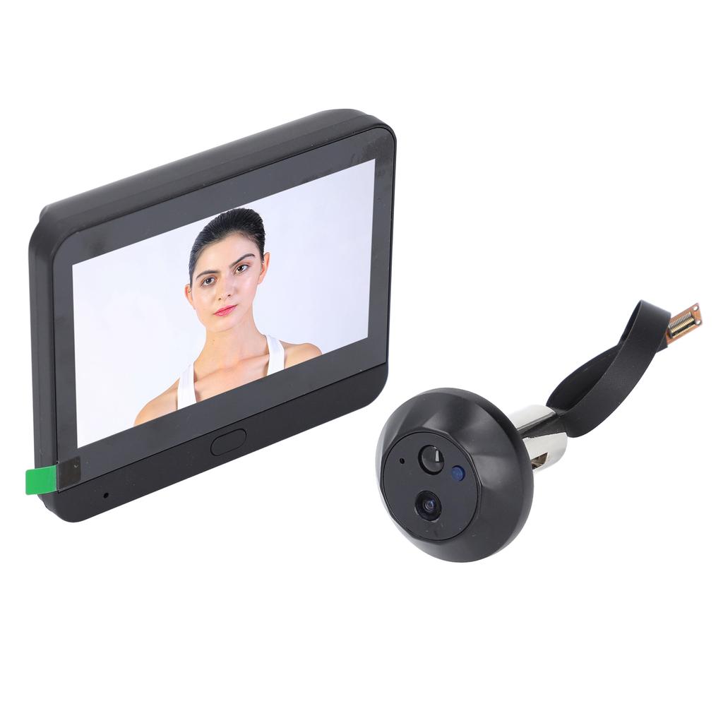 Smart Video Doorbell Set 1080P WIFI 2 Way Intercom 4.3in Color Screen 120 degrees  Wide Angle Night Vision
