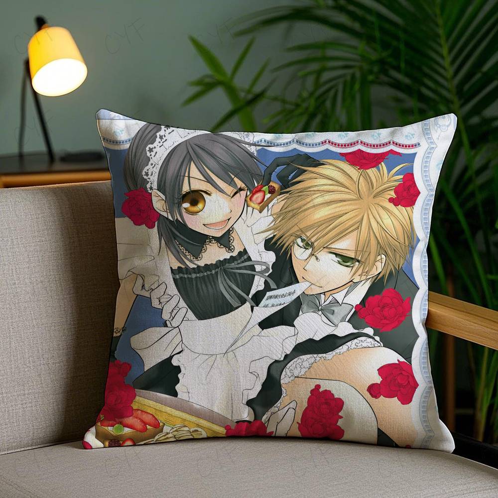 Loving Anime M-Maid Sama Pillow Case Custom Printed Brushed Fleece Pillow, Baby Skin-Touch, Eco-Friendly Dye-Sublimation Cushion