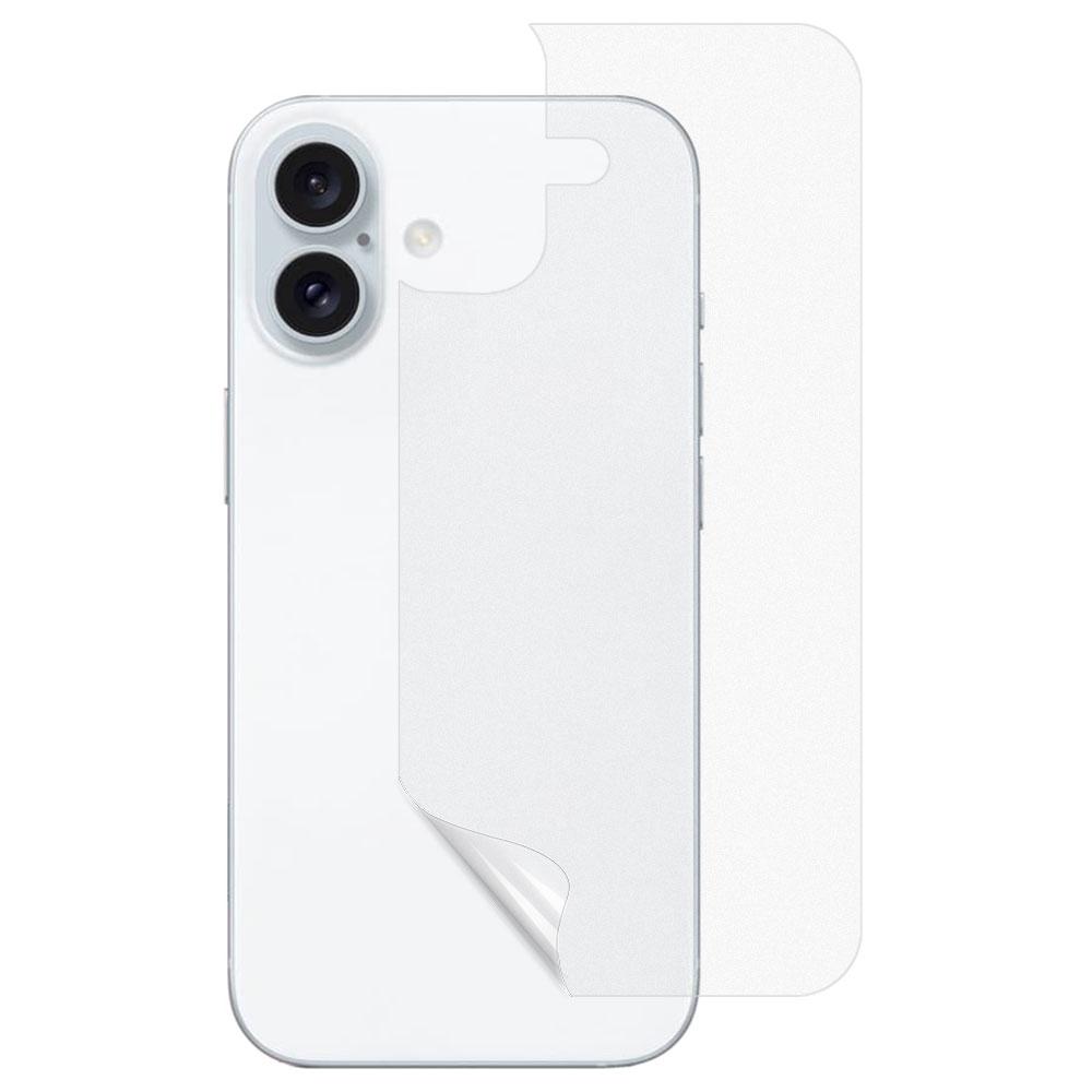 

For iPhone 16 Plus Phone Back Protector Anti-explosion Nano Matte Soft PET Back Film Cover A