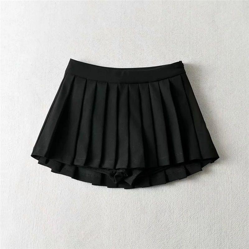 Sexy Women Pleated Skirts High Waist Summer Vintage Mini Skirts Korean Tennis Student White Designed Dance Skirt