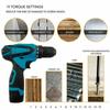 2 IN 1 Rechargeable Electric Cordless Car Polisher And Eletric Drill Cleaner Buffing Waxing Polishing Machine Waxer For Car Home