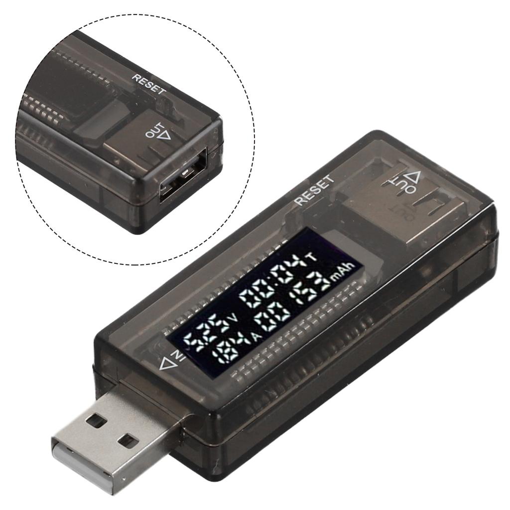 LCD USB Detector Voltmeter Ammeter Voltage Power Capacity Tester Current Meter