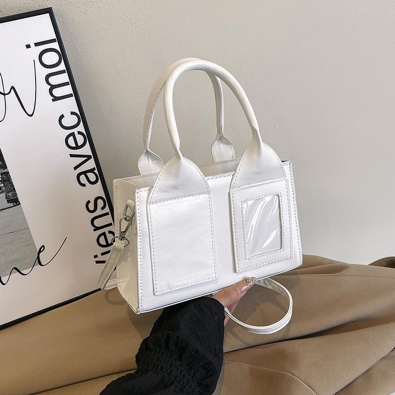 Korean version of fashion high-end small handbag women's bag 2025 new simple small square bag versatile shoulder messenger bag