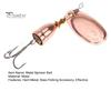 Fishing Lures Hard Metal Spinner Bait with Hook And Sequin Fishing Tackle Freshwater And Saltwater Bass Trout Fishing Accessory