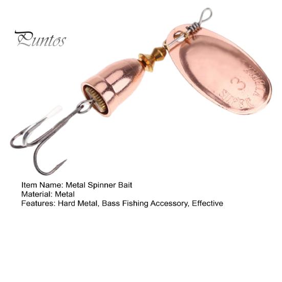 Fishing Lures Hard Metal Spinner Bait with Hook And Sequin Fishing Tackle Freshwater And Saltwater Bass Trout Fishing Accessory