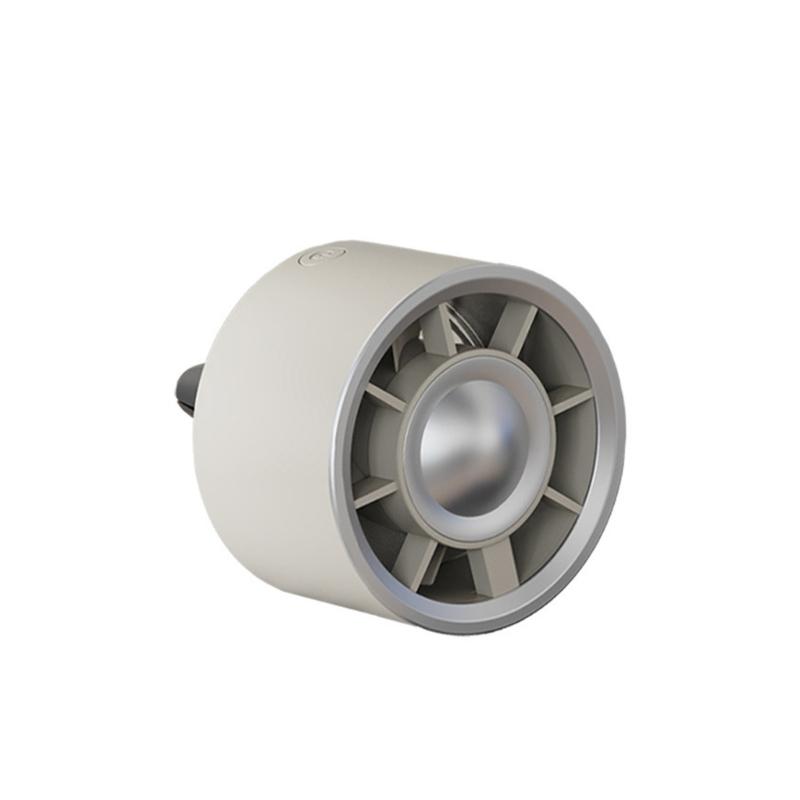 

Car Air Outlet Clip Fan with Ambient Light Angle Adjustable Low Noise Car Air Conditioner Vent Cooling Fan Type-C Port