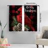 2pcs,2D plane printing Creative Curtains Cardinal Bird Durable 100% Polyester Fabric (without rod) Versatile All Use for Living